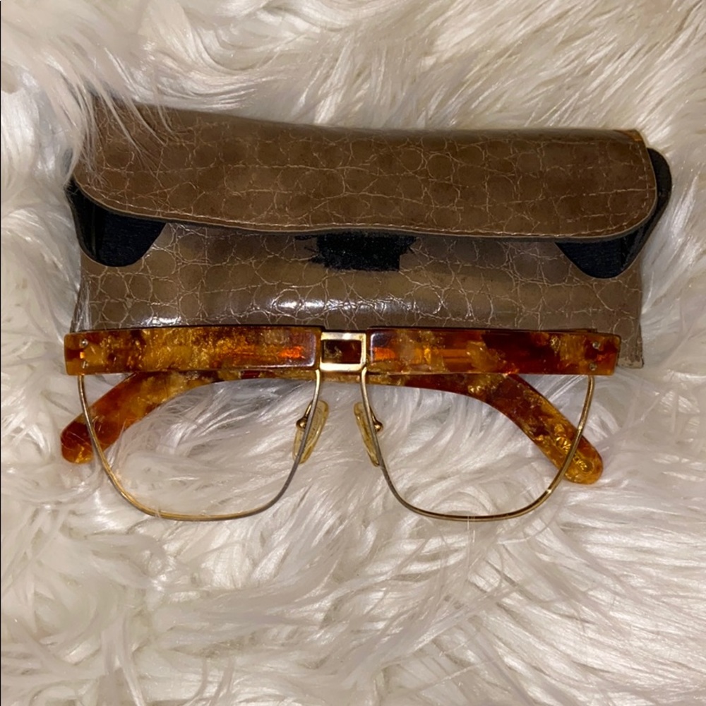 Marbleized Versace eyeglasses frames no lenses